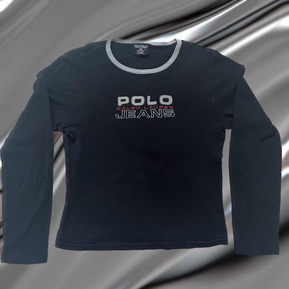 Rare Vintage 2000s Polo Ralph Lauren Jeans logo Top.